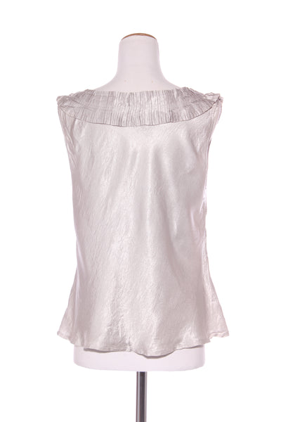 MIXIT - Silver pleated collar top! 16