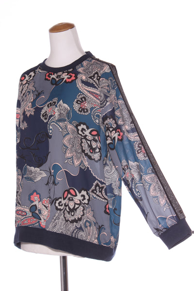LIBERTINE - Paisley print rib trim top! 16