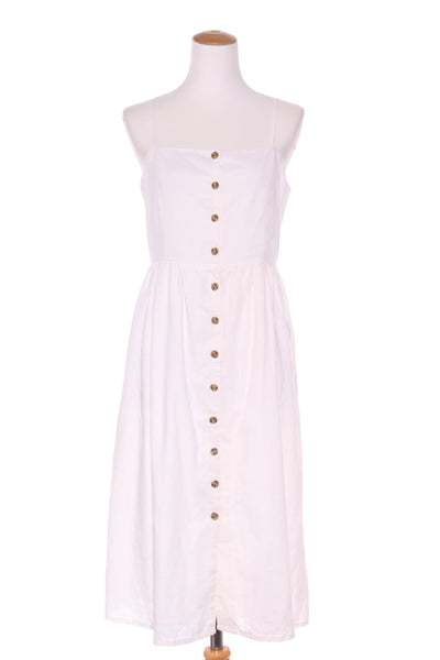 H&M (BN) Linen blend midi sun dress! 14