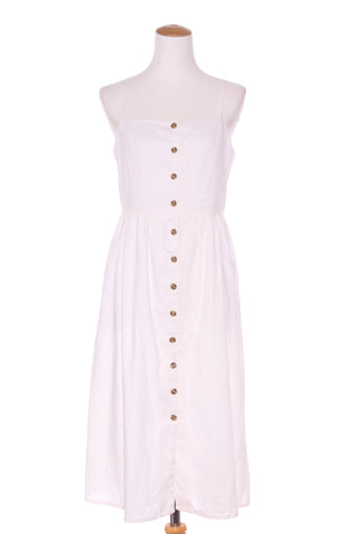 H&M (BN) Linen blend midi sun dress! 14