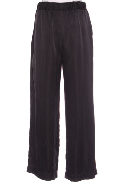 GREGORY (NZ) Silk blend Buckminster wide leg pant! 12