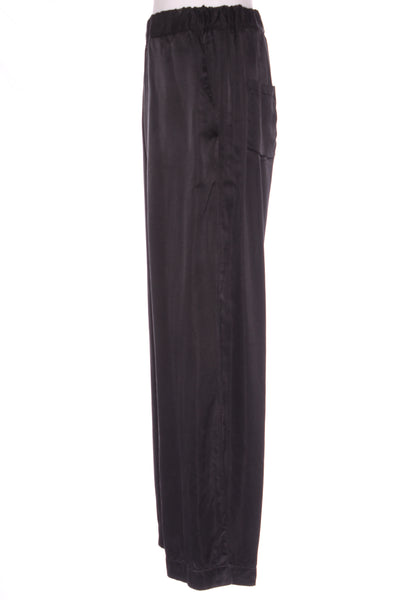 GREGORY (NZ) Silk blend Buckminster wide leg pant! 12