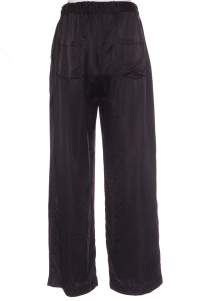GREGORY (NZ) Silk blend Buckminster wide leg pant! 12