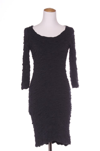 PHASE EIGHT (GR) Textured ruche shirred dress! 10