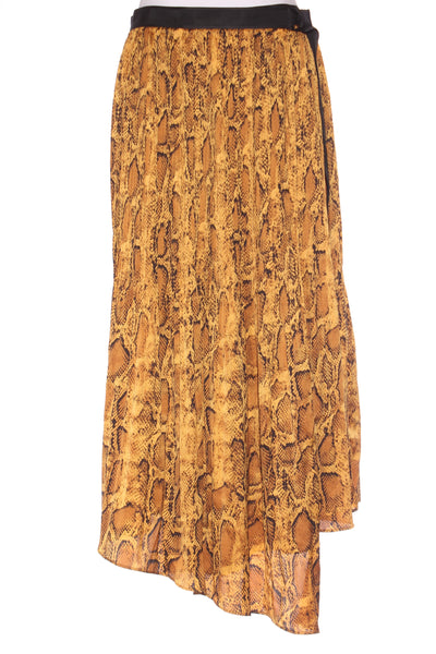 MOOCHI "Wonder" midi skirt - Golden snake print! 12