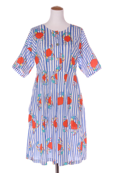 GORMAN - Crab print organic cotton dress! 10