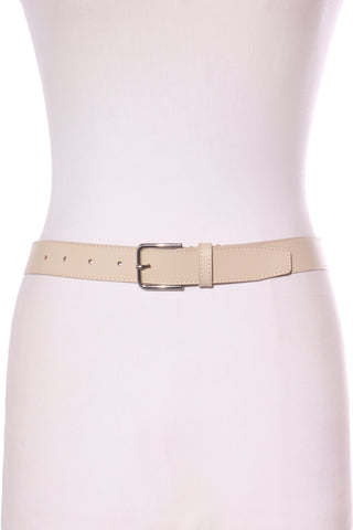 THE FRANKIE SHOP (FRA) Cream leather belt! XS