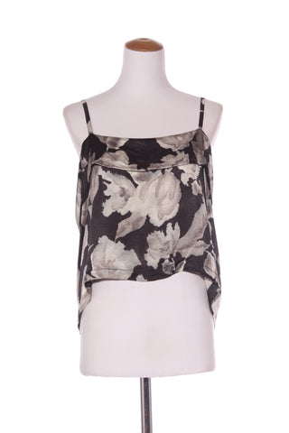 MISS CRABB (NZ) Satin floral crop cami! 12-14