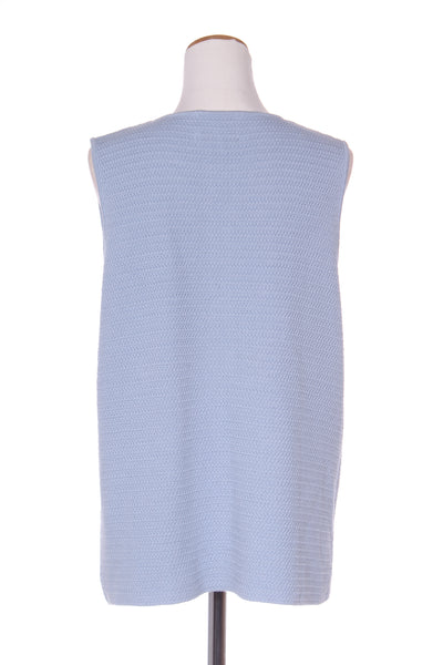 ONTE (LN) "Helena Gilet" crochet knit - Cornflower blue! 14