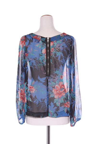 NEW LOOK - Sheer billow sleeve floral top! 14