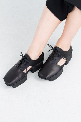 TRIPPEN (DE) "Lui F" leather platform shoes! 7-8