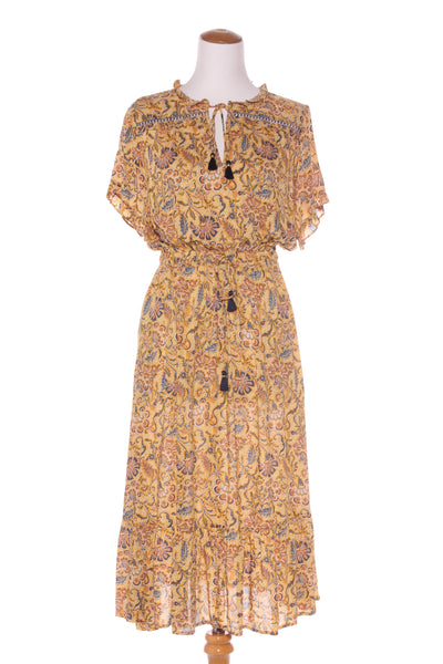 ISLE OF MINE - Cascara frill midi dress! 12-14