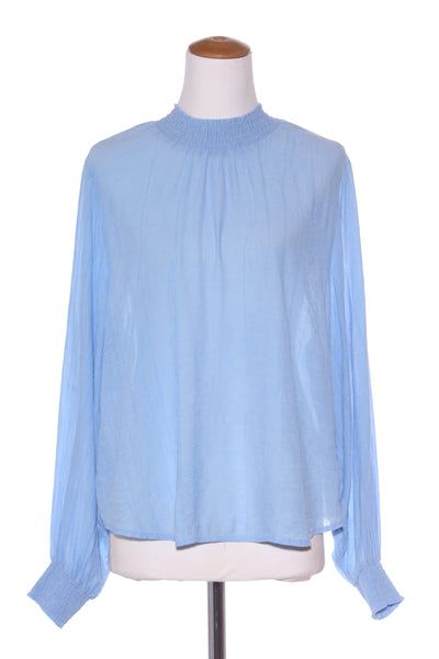WHISTLE - Shirred detail blouse - Cornflower blue! 16
