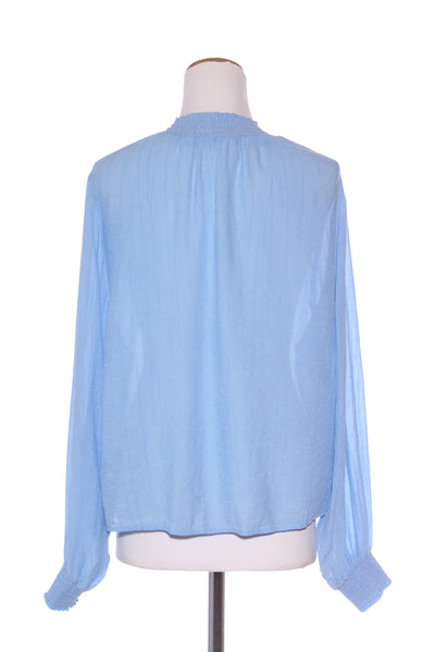 WHISTLE - Shirred detail blouse - Cornflower blue! 16