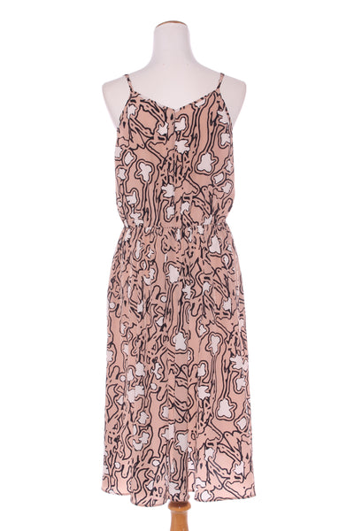 JULIETTE HOGAN (NZ) Blush print dress + pockets! 12