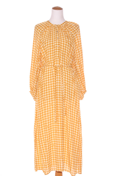STELLA + GEMMA - Yellow gingham billow sleeve dress! 12