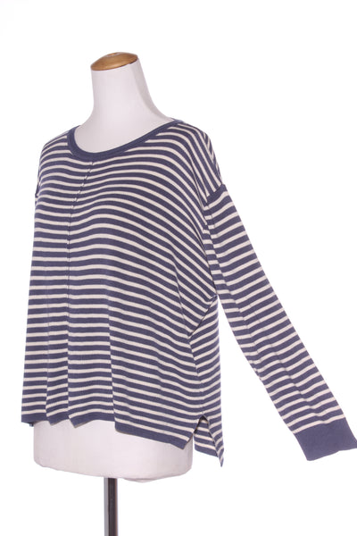 VINE APPAREL (LN) Soft wool/viscose stripe knit! 14-16