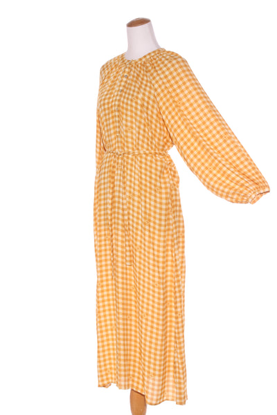 STELLA + GEMMA - Yellow gingham billow sleeve dress! 12