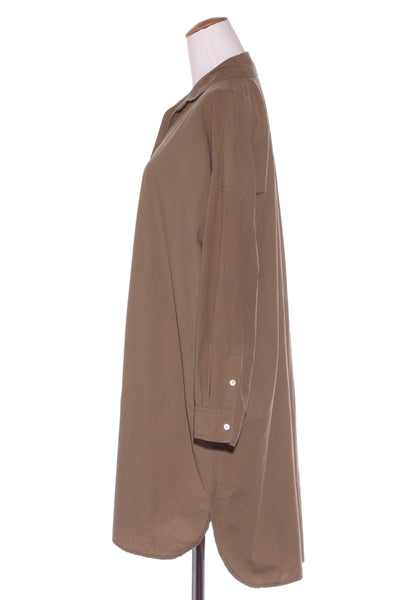 SOPHIE - Oversized cotton "Always shirt" Khaki! 8-18