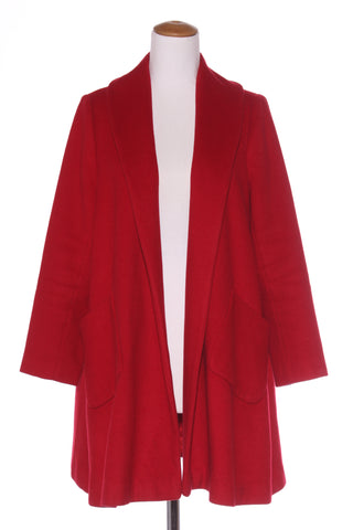 TUESDAY - Wool rich open front swing coat! 12-14