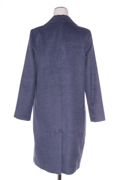 EMERGE - Soft touch wool blend coat - Slate blue! 12