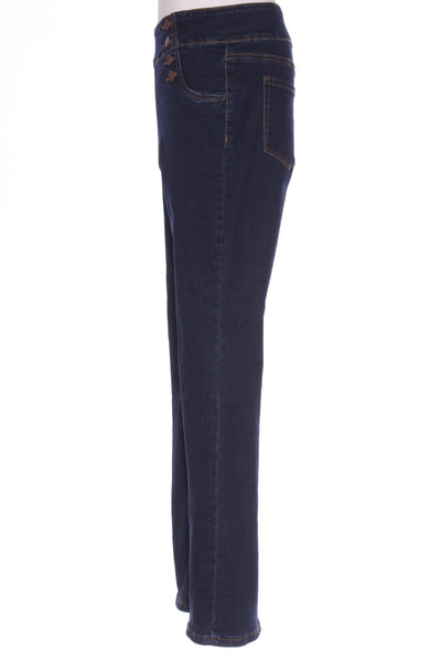 DG2 by Diane Gilman "New classic stretch" button detail jeans! 12