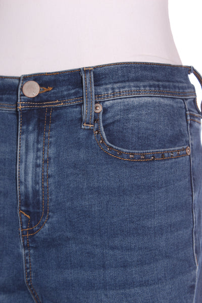 DG2 by Diane Gilman "New classic stretch" embellished jeans! 12
