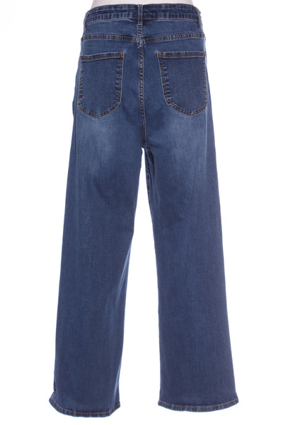 CITY CHIC "Harley high rise" crop jean - Wide leg! 16