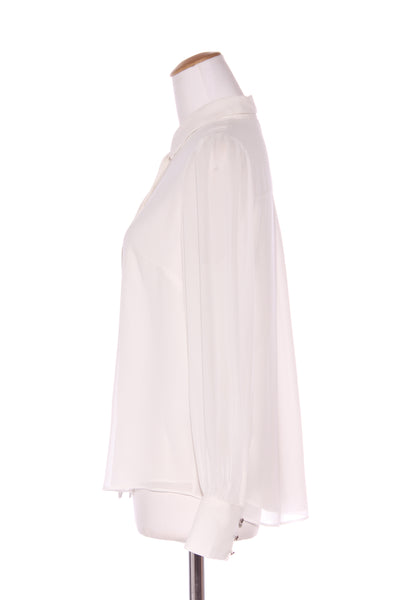 PORTMANS - Cream blouson sleeve shirt! 10