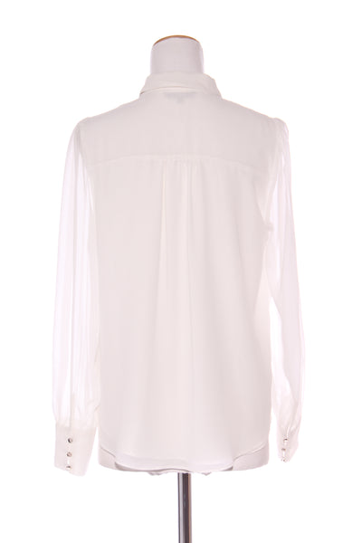 PORTMANS - Cream blouson sleeve shirt! 10