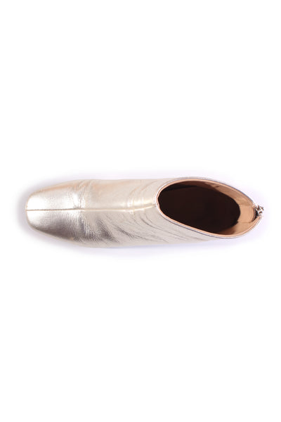 COUNTRY ROAD - Gold leather ankle boots! 40