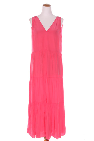 WITCHERY - Tiered viscose maxi dress - Melon pink! 10