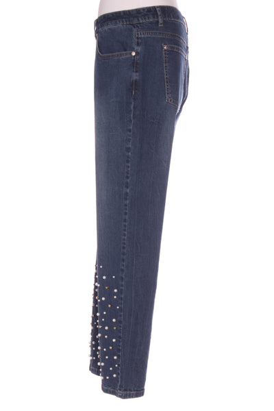 LOOBIE'S STORY LN) Embellished straight leg jeans! 16