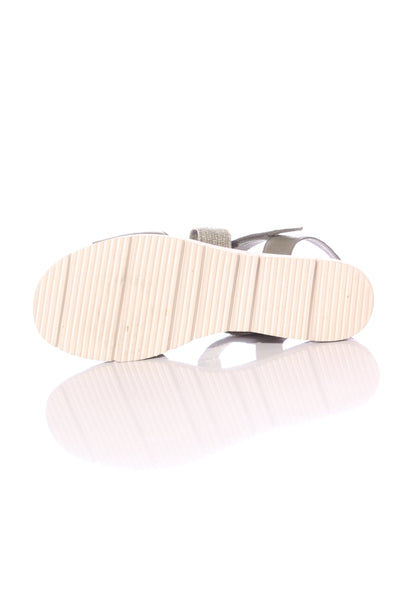 BRESLEY "Surrey" khaki leather sandals! 40