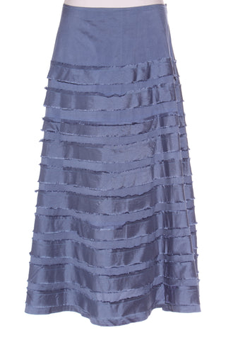 CAROLINE CHURCH (NZ) Handloomed silk midi skirt! 14
