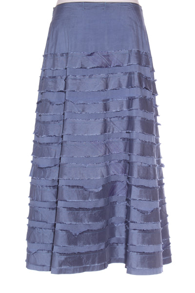 CAROLINE CHURCH (NZ) Handloomed silk midi skirt! 14