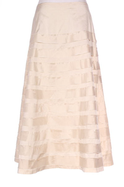 CAROLINE CHURCH (NZ) Handloomed silk midi skirt! 12