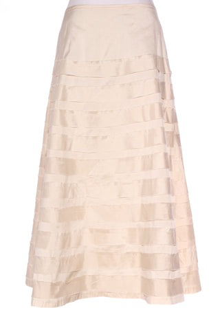 CAROLINE CHURCH (NZ) Handloomed silk midi skirt! 12