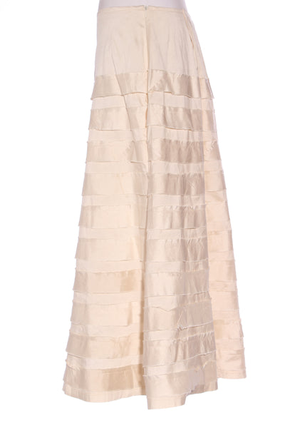 CAROLINE CHURCH (NZ) Handloomed silk midi skirt! 12