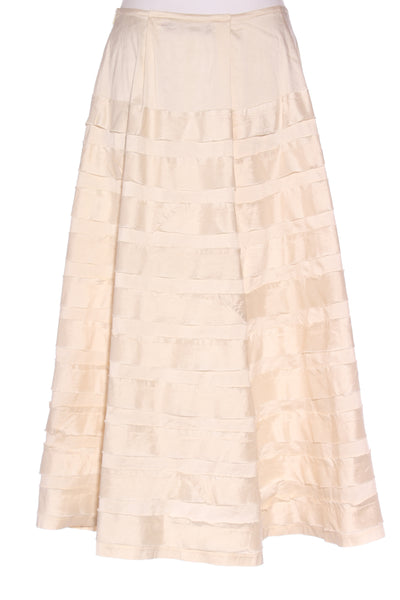 CAROLINE CHURCH (NZ) Handloomed silk midi skirt! 12