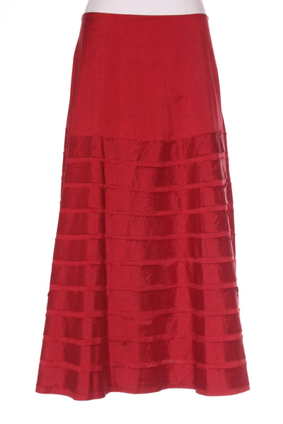 CAROLINE CHURCH (NZ) Handloomed silk midi skirt! 12