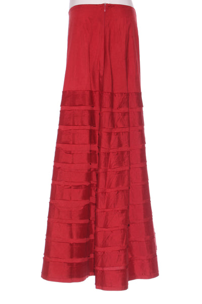 CAROLINE CHURCH (NZ) Handloomed silk midi skirt! 12