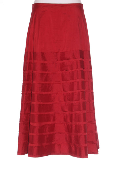 CAROLINE CHURCH (NZ) Handloomed silk midi skirt! 12
