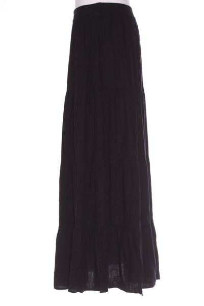 DECJUBA - Linen blend tiered maxi skirt! 8-10