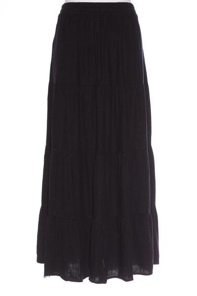 DECJUBA - Linen blend tiered maxi skirt! 8-10