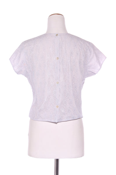 EIFFEL Fashions (NZ) Vintage lilac lace crop top! 12