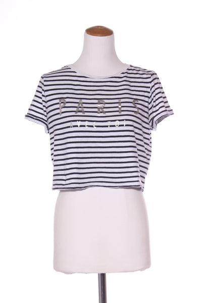 FOREVER NEW "Pairs" stripe crop tee! 10