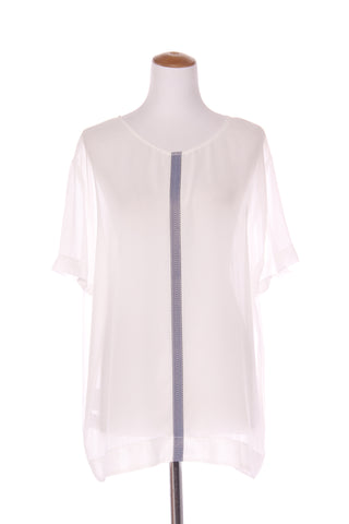 MI MOSO - Chevron strip chiffon top! 16