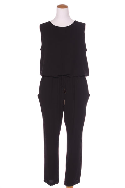 RICOCHET (NZ) Crepe sleeveless jumpsuit + pockets! 12