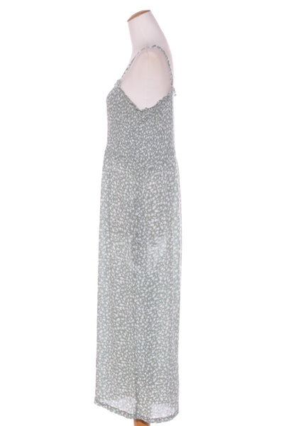 Sage floral shirred jumpsuit! 14-16